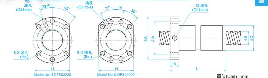 TBI DFS02008-4.8 tbi轧制滚珠丝杆