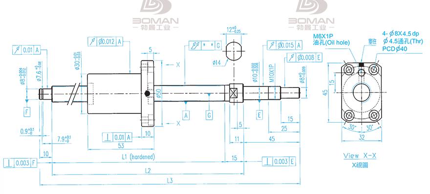 TBI XSVR01210B1DGC5-280-P1 TBI滚珠丝杠3D模型库下载
